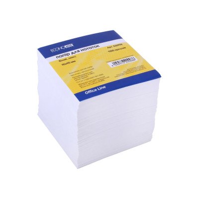 Бумага для заметок 90х90 мм "Люкс" Economix, 1000л, белая