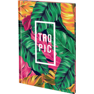 Книга записна тв. обл. В5, 80л. кл. Neon Tropics