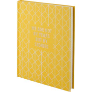 Книга записна тверда обл. A5, 96л. кл. Stories, жовта