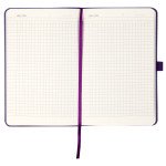 Книга записная Partner, 125*195, 96л, кл, фиолетовая