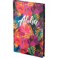 Книга записная твердая обл. А6, 80л. кл. Neon Tropics-1