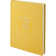 Книга записна тверда обл. A5, 96л. кл. Stories, жовта
