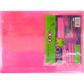 Обложка для книги NEON с клапаном 250*420мм, PVC, розовая ZB4750-10