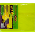 Обложка для тетрадей NEON А5 с клапаном, PVC, желтая ZB4760-08