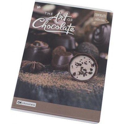 Зошит А4/80 кл.скоба YES УФ выб. Art Chocolate