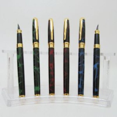 FP801MG  Р-ка мет. перо. "Baixin" мрам. ассорти