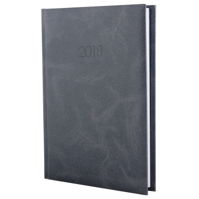 Ежедневник датированный 2020, Economix, MARBLE, темно-серый, А5