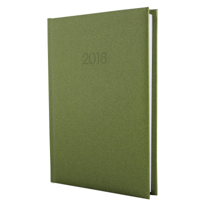 Ежедневник датированный 2018, Economix, SAND, зеленый, А5