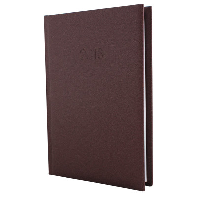 Ежедневник датированный 2018, Economix, SAND, бордо, А5