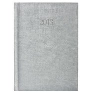 Ежедневник датированный 2018 Economix, GALA, серебро, А5
