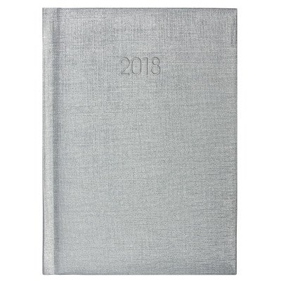 Щоденник датований 2018 Economix, GALA, срібло, А5