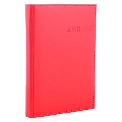 Ежедневник датированный 2020,  Persona, красный, А5