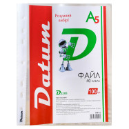 Файл А5, 40мкн.(100шт) Datum D2105 глянец