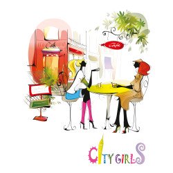Папка-скоросшиватель А4 "City girl" L6011