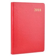 Ежедневник датированный 2018, "Aldento", красный, А5 Ежедневник датированный 2018, "Aldento", красный, А5