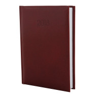Ежедневник датированный 2018, Economix,CARIN, бордо, А6