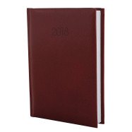 Ежедневник датированный 2018, Economix,CARIN, бордо, А6