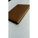 Ежедневник недатированный, Brisk, NILO ЗВ-431, св.-коричневый+золото, А5