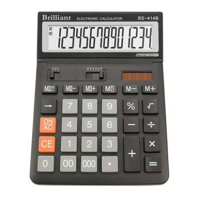 Калькулятор Brilliant BS-414 B (146x197) 14 разр.