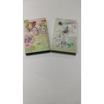 Блокнот А6+, 120л тв.обл.матовая лам., блок 80г/м2, форз.серебро МИКС