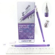 CS-821 Ручка гел. "Chosch" наконечник бриллиант 0,5 фиолет.