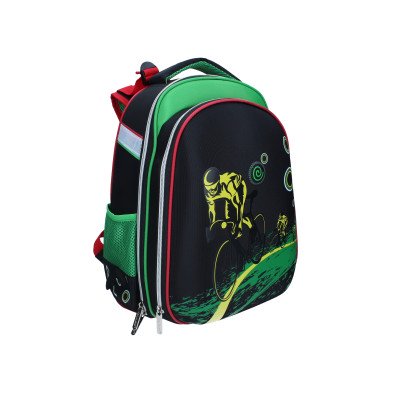 Ранец SchoolCase, "Bike",2 отдел.,39*28*21см,Nylon PL, CLASS, арт.9724