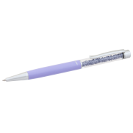 Ручка шарик. "Amethyst" с кристалами, фиолет., в подарочном футляре