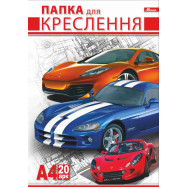 Папка для черчения А4, 20л,/120г