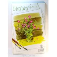 Папка для акварели  А2, 10л., 200г./кв.м.