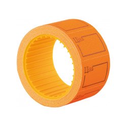 Етикетки-цінники "Ціна" 30х20 мм Economix, 200 шт/рул., помаранчеві E21306-06