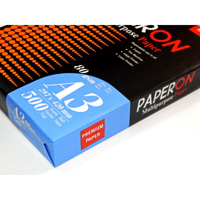 Бумага А3/80г/м PAPERON 500 л.