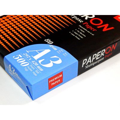 Бумага А3/80г/м PAPERON 500 л.