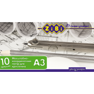 Папір міліметровий, А3, 80г/м2, блакитна (10арк.)