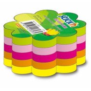 Набір паперу клейк.фігурн. 67*67 5кол., 250арк. кол. неон асорті "квітка"21357