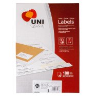 Этикетки-самоклейки UNI  30 шт на листе. 70*29,7 мм