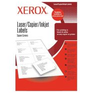 Этикетки белые 21шт.XEROX (100л.), 63,5*38,1