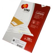 Этикетки самоклеющ. Uni Labels,А4, 38х21,2 мм, 65 шт