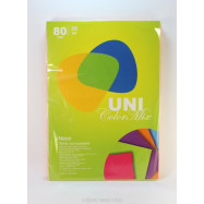 Бумага "UNI"  4 цвет. по 50л.неон.,mix