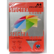 Бумага А4/160 Spectra Color Red 250 красный интенс.