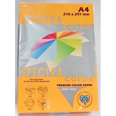 Папір кольор.А4/75 500арк. неон Orange 371 (помаранч) SPECTRA COLOR