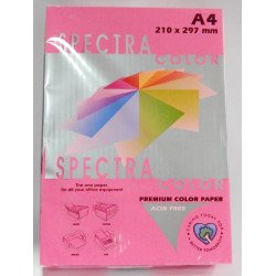 Папір кольор. А4 500л. Spectra Color неон Red 350 (малинов.)350