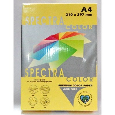 Бумага  А4  Spectra Сolor - 160 Yellow,жовтий