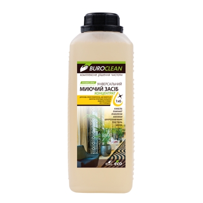 Моющее ср-во универсальное концентрир. BUROCLEAN SOFT Uni-1(пол), 1л