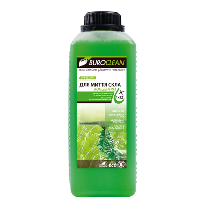 Концентрат для мытья стекляных и зеркальных поверхностей BUROCLEAN SOFT Industry-3, 1л