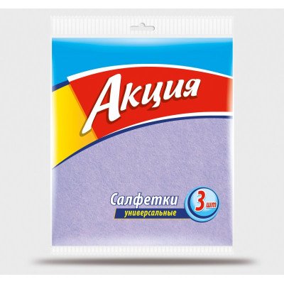 Салф. для уборки 3шт. вискозн. АК