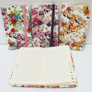 12390-60K Алфавитка "Цветы" 8,5*14,5см с резинкой, укр.желт блок