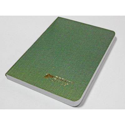 Записна книжка 120арк. зелений "Brisk Office" ф122х170