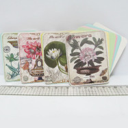 11565 Блокнот "Flowers" фигурный 9,3*7см, mix