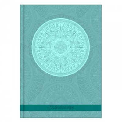 Блокнот А5 80 арк., клітинка, "Kaleidoscope" синій