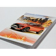 Записна книжка 32л. ф-А6+УФ лак "GOLD" скоба